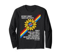 Patrice Lumumba Congo Dignity Liberty Justice Freedom Quote Long Sleeve T-Shirt