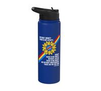 Patrice Lumumba Congo Dignity Liberty Justice Freedom Quote Stainless Steel Insulated Water Bottle