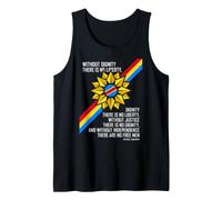 Patrice Lumumba Congo Dignity Liberty Justice Freedom Quote Tank Top