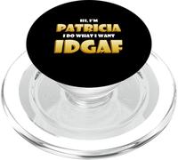 Patricia Joke IDGAF Meme Cute Halloween Costume For Patricia PopSockets PopGrip for MagSafe