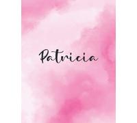 Patricia: Journal Notebook Gray for Writing and Drawing, Blank | Calligraphy Dot Grid Journals | 8.5 x 11 inch - V.935