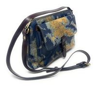 Patricia Nash Leather Carmeline Crossbody Bag, Greek Map
