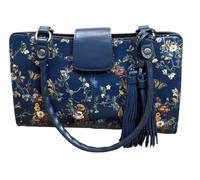 Patricia Nash Rienzo Leather Satchel, Butterfly Gardens