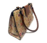Patricia Nash Rienzo Leather Satchel, Prairie Rose