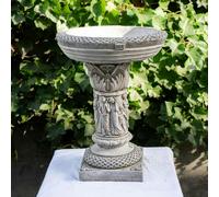 Patrician Bird Bath Elegant Stone cast Bird Bath Bird feeder