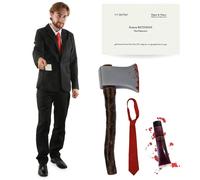 Patrick Bateman Costume I Love Fancy Dress Multi XL