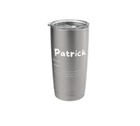 Patrick Definition Personalized Name Pat Costume for Pats Stainless Steel Insulated Tumbler