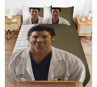 Patrick dempsey doctor Simple Finish Smooth Touch Comfort Zipper System Sleep Upgrade Duvet Cover Sets for Couples