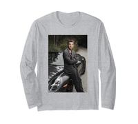 Patrick Dempsey Grey's Anatomy Actor By Michael Grecco Long Sleeve T-Shirt
