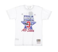 Patrick Ewing All Star Tee, male, Mitchell & Ness, T-Shirts, White, XL, Tops XL