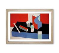 Patrick Henry Bruce Composition II Framed Print | A2 Oak Framed Wall Art | Ready to Hang | Modern Nature Picture | Living Room Bedroom Lounge Office