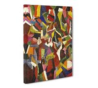 Patrick Henry Bruce Composition Iv Classic Painting Canvas Wall Art Print Ready to Hang, Framed Picture for Living Room Bedroom Home Office Décor, 30x20 Inch (76x50 cm)