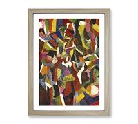 Patrick Henry Bruce Composition Iv Classic Painting Framed Print | A4 Oak Framed Wall Art | Ready to Hang | Classic Historical Picture | Living Room Bedroom Lounge Office
