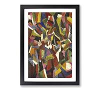 Patrick Henry Bruce Composition IV Framed Print | A2 Black Framed Wall Art | Ready to Hang | Modern Nature Picture | Living Room Bedroom Lounge Office