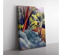 Patrick Henry Bruce Landscape Classic Painting Canvas Wall Art Print Ready to Hang, Framed Picture for Living Room Bedroom Home Office Décor, 50x35 cm (20x14 Inch)