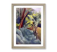 Patrick Henry Bruce Landscape Classic Painting Framed Print | A2 Oak Framed Wall Art | Ready to Hang | Classic Historical Picture | Living Room Bedroom Lounge Office