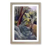 Patrick Henry Bruce Landscape Framed Print | A2 Oak Framed Wall Art | Ready to Hang | Modern Nature Picture | Living Room Bedroom Lounge Office