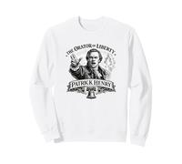 Patrick Henry Orator of Liberty Colonial Portrait History Sweatshirt