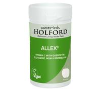 Patrick HOLFORD Allex/Allergy & Food Intolerance Relief Supplement/for Immune Response Support / 5 Nutrients/Vitamin C, Quercetin, Bromelain + / 60 Capsules/Allergen-Free/for Women & Men