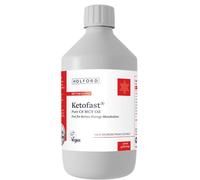 PATRICK HOLFORD Ketofast/Pure C8 MCT Oil Supplement/Fuel for Ketone Energy Metabolism / 100% Sourced Coconut/Makes Ketones Faster Than Any Other Oil/Naturally Sourced/Coconut Oil/Vegan /