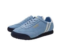 Patrick Mens Dijon Suede Running Trainers - Sky Blue/White/Navy - 8 UK - Sky Blue/White/Navy - 100% Mixed