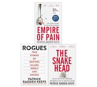 Patrick Radden Keefe 3 Books Collection Set (Rogues, The Snakehead, Empire of Pain)