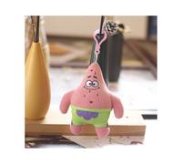 (Patrick Star) Spongebob Smile Cute Plush Keychain Adorable Patrick Bag Ornament For Kids