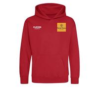Patrick Vieira Logo Kids Hoodie - Red / 9-11 years