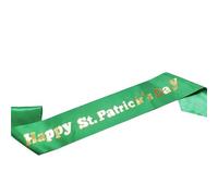 Patricks Day Irish Green Sash Bow Headband Ireland Party Decoration Hair Accessories Costume Props For Adult Kids Costume Accessories