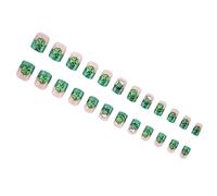 Patrick's Day Press On Nails Fake Nails Glues On Nails Artificial Acrylic Nails Stick On Nails With Shamrock Designs