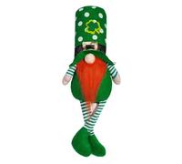 Patricks Day Rainbow Gnomes Dolls Figurine Long Leg Leprechaun Swedish Tomtes Figure Irish Holiday Party Decoration Gift Holiday Collectible Figurine