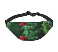 Patrick's Watermelon Festival Print Sling Bag Fanny Pack, Crossbody Chest Bag with Adjustable Strap for Travel, Daily Casual Use