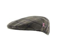 Patriia Autumn-Winter British Flag Ivy Cap Artisanally Crafted, Handmade. Men’s Women’s Flat Cap. Union Jack (UK, Alpha, L, Wales Brown)