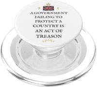 PATRIOT BRITAIN PROUD BRITISH PRIDE SUPPORTER ACT OF TREASON PopSockets PopGrip for MagSafe