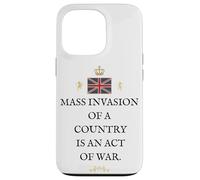 PATRIOT BRITAIN PROUD BRITISH PRIDE SUPPORTER MASS INVASION Case for iPhone 13 Pro