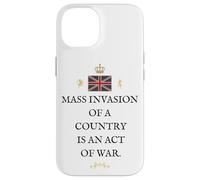 PATRIOT BRITAIN PROUD BRITISH PRIDE SUPPORTER MASS INVASION Case for iPhone 14