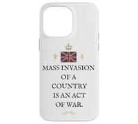 PATRIOT BRITAIN PROUD BRITISH PRIDE SUPPORTER MASS INVASION Case for iPhone 14 Pro Max
