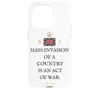 PATRIOT BRITAIN PROUD BRITISH PRIDE SUPPORTER MASS INVASION Case for iPhone 15 Pro
