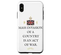 PATRIOT BRITAIN PROUD BRITISH PRIDE SUPPORTER MASS INVASION Case for iPhone XS Max
