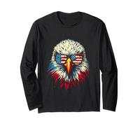 Patriot, Eagle, American Flag Long Sleeve T-Shirt