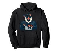 Patriot Eagle of Strength and Honor Pullover Hoodie