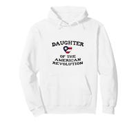 Patriot heart daughter of the American Revolution USA flag Pullover Hoodie