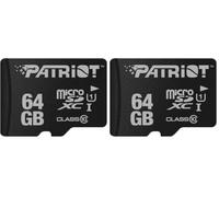 Patriot Memory LX Series micro SD Flash Memory card 64GB - PSF64GMDC10 (Pack of 2)