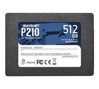 Patriot P210 (P210S512G25) 512GB 2.5 Inch SSD, Sata 3 Interface, Read 520MB/s, Write 430MB/s, 3 Year Warranty