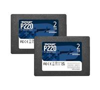 Patriot Memory P220 2TB Internal SSD 2 Pack - SATA 3 2.5" - Solid State Drive - P220S2TB252B