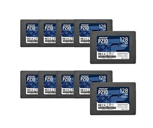 Patriot P210 SATA 3 128GB SSD 2.5 Inch Internal Solid State Drive 10 Pack, Lot of 10 - P210S128G25