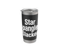 Patriot Star Spangled Slacker 4th of July Stainless Steel Insulated Tumbler