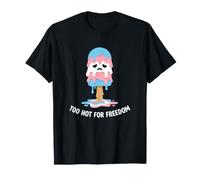 Patriot Too Hot for Freedom Fireworks BBQ T-Shirt