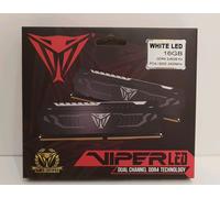 Patriot Viper 16GB (2x8GB) DDR4 RAM Memory White LED 2400MHz PVLW416G240C4K