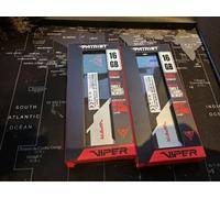 Patriot VIPER VENOM (PVV516G60C30) 16GB UDIMM System Memory, 6000MHz, DDR5, CL30